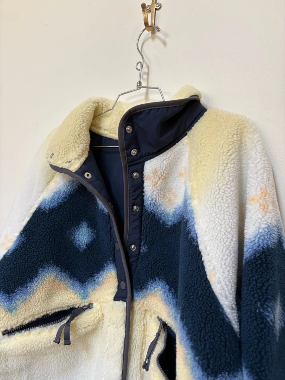 NWOT Free People FP Movement Hit The Slopes Fleece Printed Jacket Size Large - Picture 11 of 13